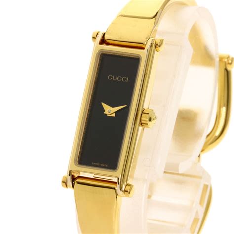 gucci gold bangle watch 1500l|gucci gold watch ladies.